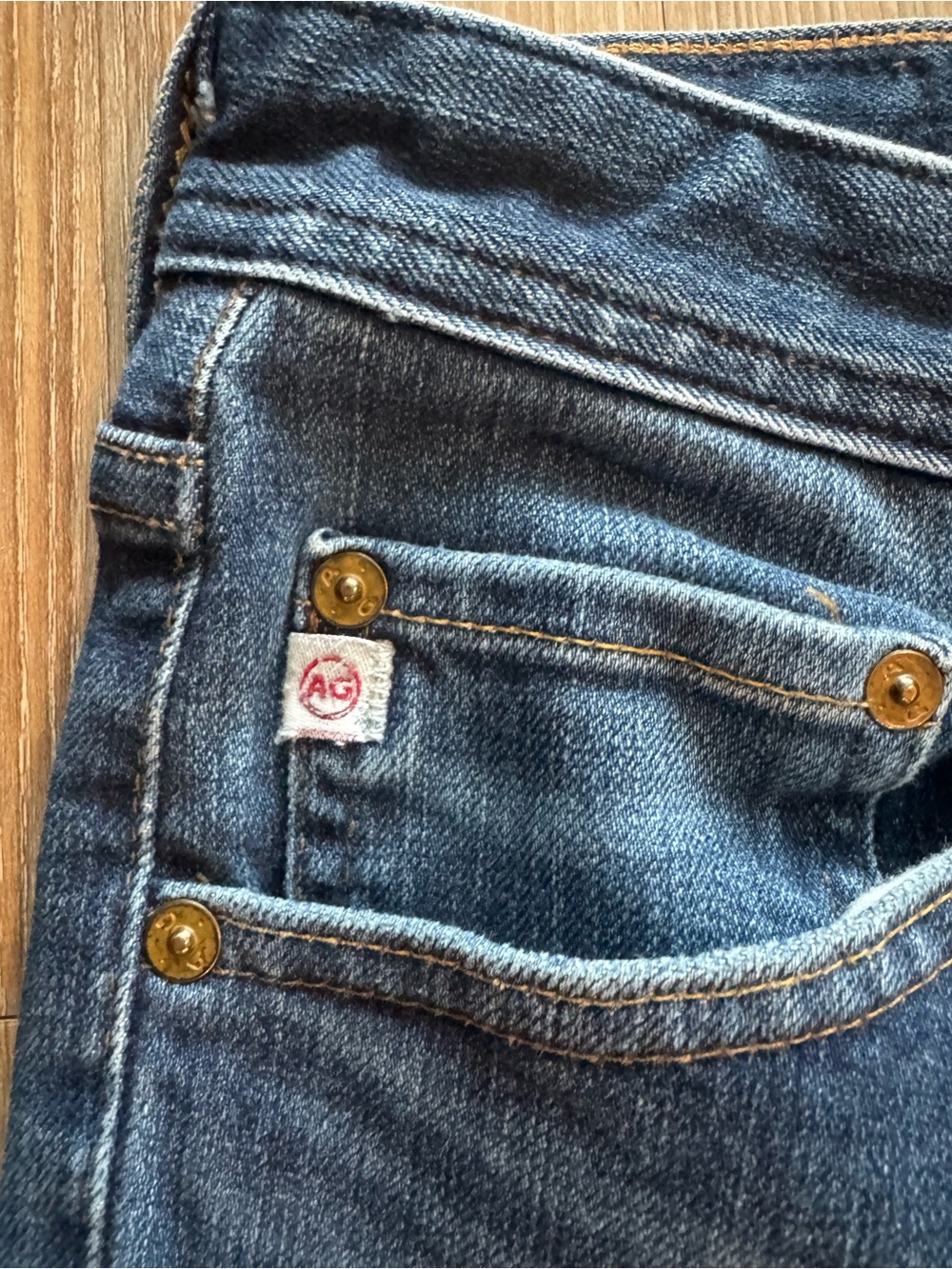 Ag Adriano Goldschmied Men's Indigo Straight Jeans - Picture 3 of 8